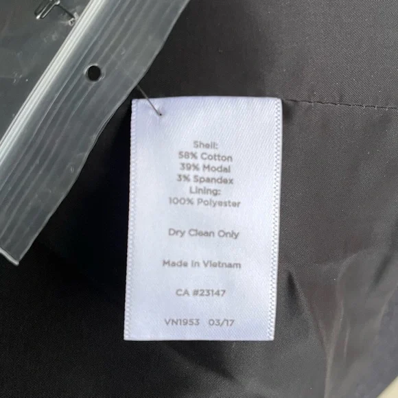 •Talbots• NWT Scalloped Hem Black Ponte Jacket - Size 22W - Picture 7 of 8